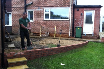 Green-Onion-Landscaping-Landscapers Stockton-landscaping-patio-brickwall-Teesside