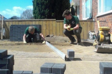 Herringbone Block Paving