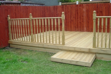 Raised Decking Area