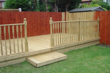 Raised Decking Area