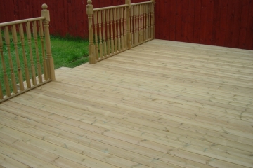 Raised Decking Area