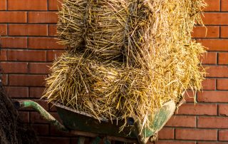 Hay bale, raised beds, vegetables, gardening, compost, landscaping, garden, growing vegetables, landscapers, Teesside, Middlesbrough, Stockton, Cleveland