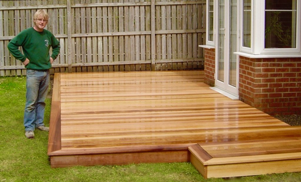 Cedar wood garden decking-Green-Onion-Landscaping-Stockton-Landscapers-Garden-design-decking-installers-garden-decking-garden decked area-decking ideas-Middlesbrough