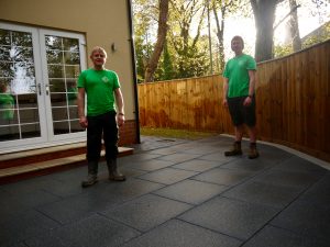 Contemporary garden design, patio, patios, garden design, fencing, Tobermore paving, Middlesbrough, Marton, Teesside, Fences, Green Onion Landscaping, About us,