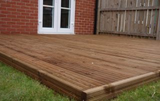 Standard Decking, decking, decked area, decking installers Stockton, Green Onion Landscaping