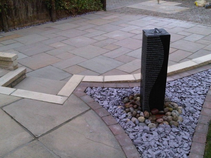 Water feature, granite, landscapers Stockton, Green Onion Landscaping, Paving, slate, patio