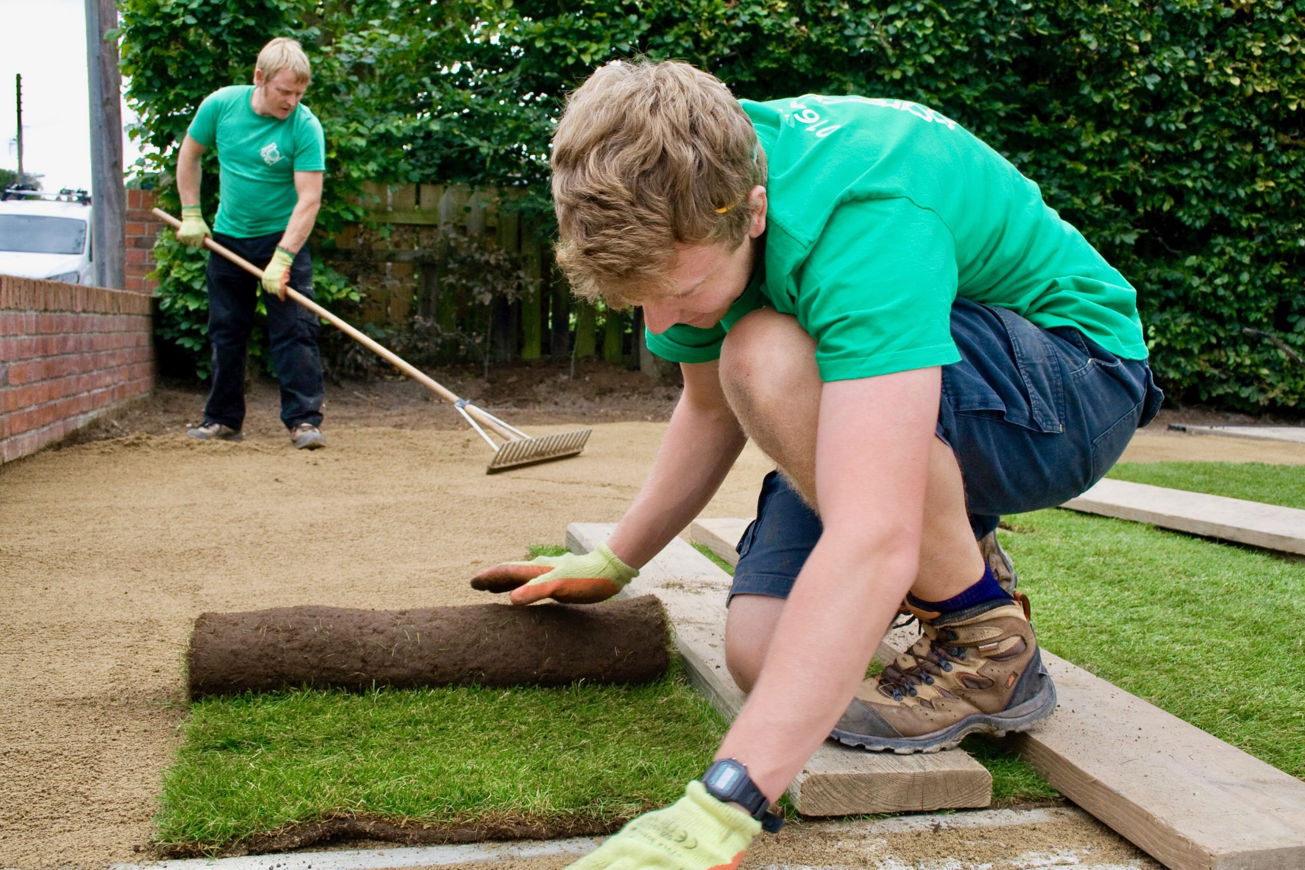 Rowlawn turf suppliers-turfed-garden lawn-grass-rowlawn-landscpaers-Teesside-Stockton-Darlington-Middlesbrough