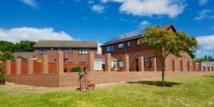 brick work, bricks, brick walls, building, construction, Green Onion Landscaping, Teesside, Fairfield, Stockton, brick pillars, brick caps, pillar caps,