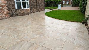 porcelain paving, paving, patio, porcelain, teesside, stockton, landscaping, garden design, turfing, driveways, County Durham, U.K., Green Onion Landscaping 