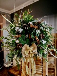 white, luxury, christmas wreaths, premium, local, handmade, readymade, made to order, real, foliage, stockton, Middlesbrough, darlington, teesside, County Durham, tees valley, Cleveland
