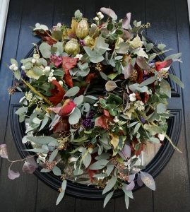autumn-door-wreath-wreaths-all-ocassions-stockton-middlesbrough-darlington-green-onion-landscaping-local-landscapers