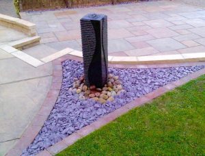 Barbecue, Granite,Water,Feature,Sandstone,Patio,Stockton,Landscapers,Garden,design,Green Onion Landscaping
