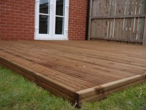 Standard Decking, decking, decked area, decking installers Stockton, Green Onion Landscaping
