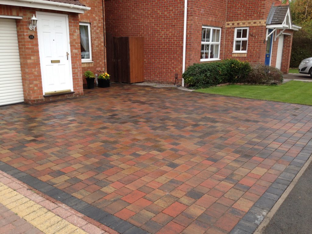 Permeable block paving driveway in Fairfield, Stockton-on-Tees by Green Onion Landscaping