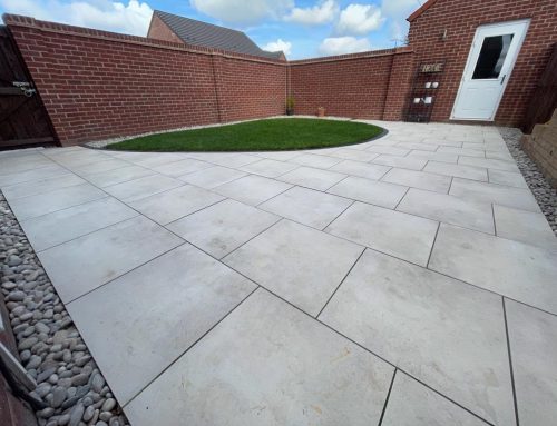 Porcelain paving