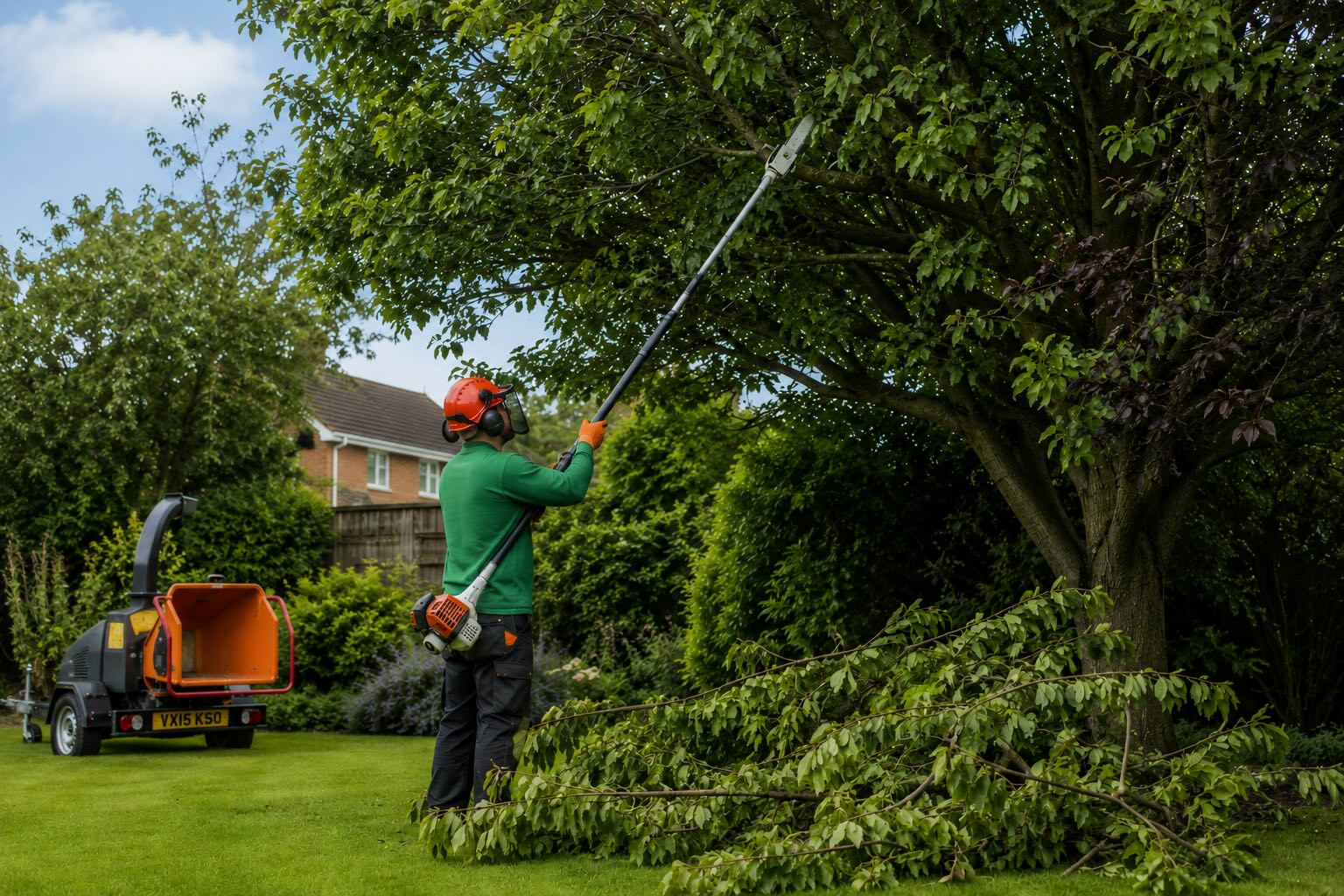 Tree surgery services in Stockton-on-Tees, Teesside and County Durham by Green Onion Landscaping
